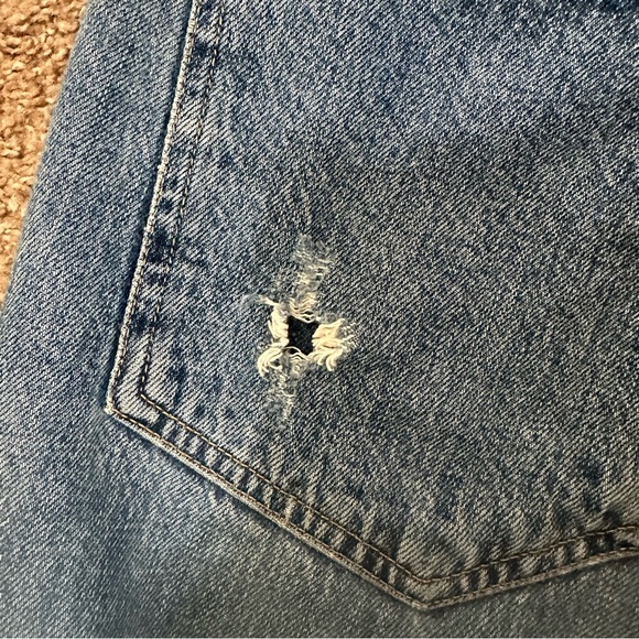 Agolde Riley High Rise Straight Crop - Picture 6 of 7